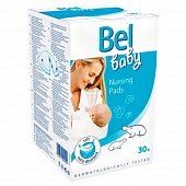 Bel Baby Nursing Pads - вкладыши в бюстгальтер для кормящей мамы, 30 шт.